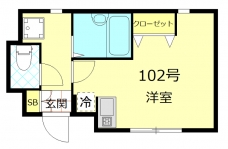 キャメル上板橋の間取り図