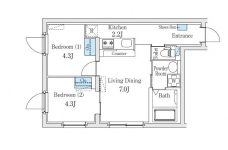 Fika池袋の間取り図