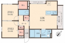 ＡＬＶＡの間取り図