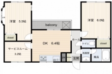 ピラミデ川口の間取り図