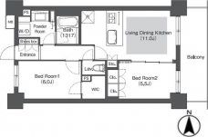 コンフォリア成増グリーンサイドの間取り図