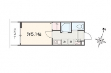 MELLAS武蔵浦和の間取り図