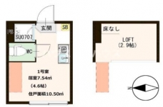 ハーモニーテラス西尾久Ⅲの間取り図
