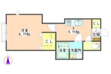 プレシオール蕨の間取り図