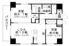西田マンションの間取り図