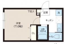 レピュア蓮根レジデンスⅡの間取り図