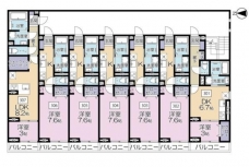 クレールレジデンスの間取り図