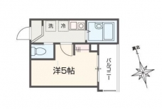 MELDIA南浦和Ⅳの間取り図