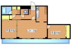 サントル田端１丁目の間取り図