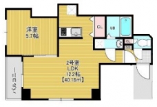 メゾンドシエルⅧの間取り図