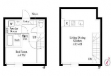 オプション坂下の間取り図