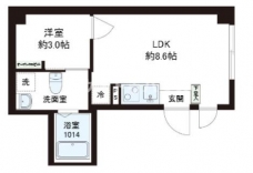 レピュア十条レジデンスⅡの間取り図