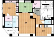 プレイス　カサレリアの間取り図