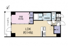 ボンドスクエアー01の間取り図