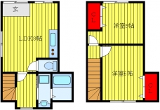 BTCハウスの間取り図