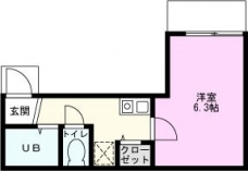 クレア蕨の間取り図
