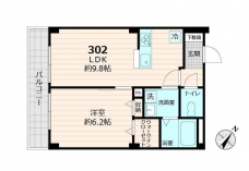 ラヴィデ香風園の間取り図