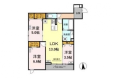 グラナーデ鹿浜の間取り図