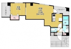 メゾンドシエルⅧの間取り図