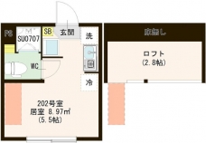 キューブときわ台の間取り図