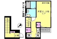 サンポート池袋の間取り図
