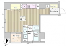 アーバンキューブ九段南の間取り図