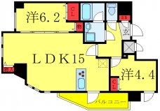 S-RESIDENCE王子westの間取り図
