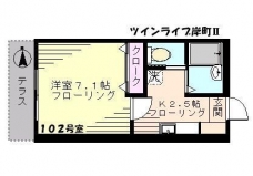 ツインライブ岸町２の間取り図