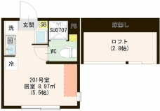 キューブときわ台の間取り図