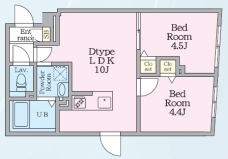 エルファーロ神楽坂Ⅲの間取り図
