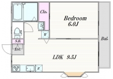 アメニティ清和の間取り図