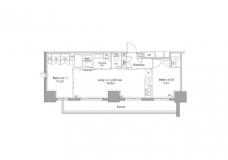 ザ・パークハビオ巣鴨の間取り図