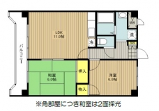 グランパレスフォレストの間取り図