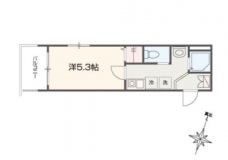 MELLAS武蔵浦和の間取り図