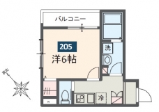 MELDIA西浦和Ⅲの間取り図