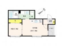 アルテアテラス池袋の間取り図
