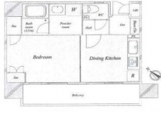 菱和パレス音羽弐番館の間取り図