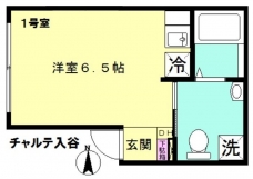 チャルテ入谷の間取り図