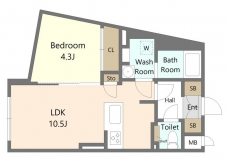AGRACES小竹向原の間取り図