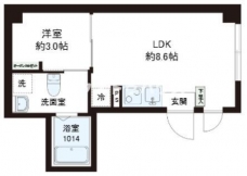 レピュア十条レジデンスⅡの間取り図