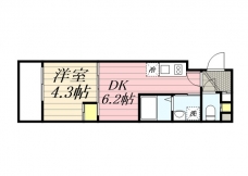 ハーモニーレジデンス東京巣鴨ウエストの間取り図