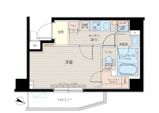 ルーブル中板橋六番館の間取り図