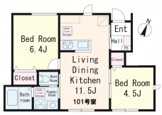 アヴニール大宮の間取り図