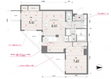 ドゥーエ東池袋の間取り図