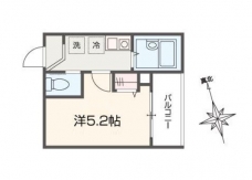 MELDIA南浦和Ⅳの間取り図