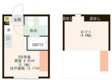 ハーモニーテラス中台の間取り図