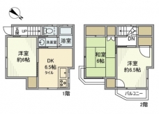 志茂戸建の間取り図