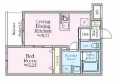 アイル　グランデ赤羽の間取り図