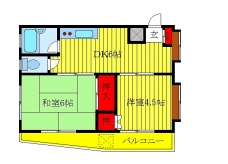 ハイツメルンの間取り図