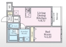 アイル　グランデ赤羽の間取り図